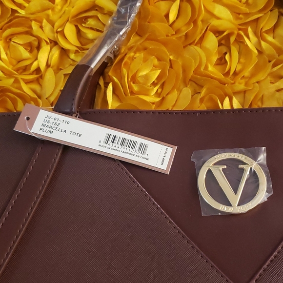 joan vass burgundy tote - Picture 2 of 8